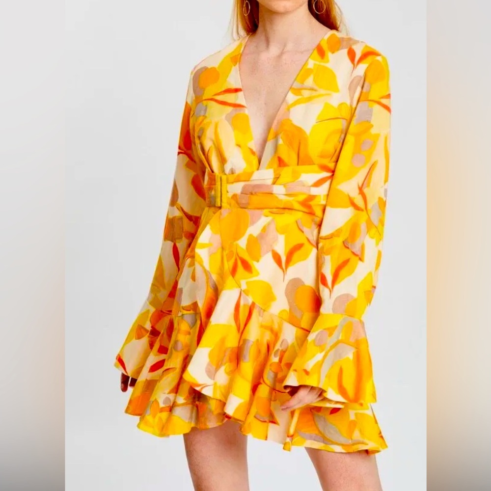 NWT ALCER CORISCA WRAP DRESS